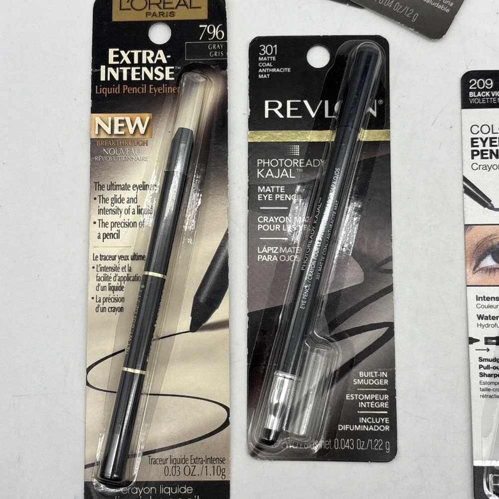 Eyeliner Pencil lot Revlon L'Oreal MILANI NEW Multiple Colors Make Up X10